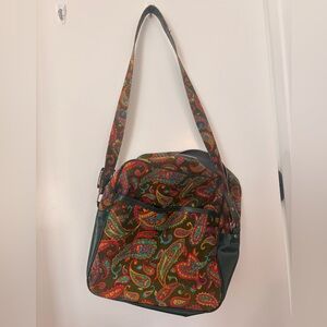 Colorful Paisley Shoulder Bag - Multicolor